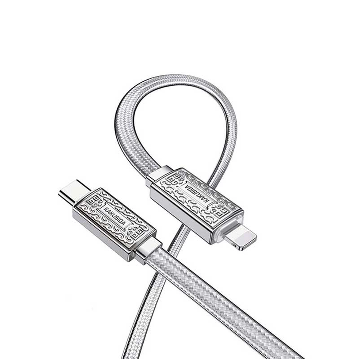 Data-Cable-Type-C-to-Lightning-Kakusiga-Model-KSC-801-www.zingco.ir-khbl-shrj-typ-sy-bh-lytnyng-kakusiga-mdl-KSC-801-shrkht-pkhsh-zyng-khw-1-1.webp کابل شارژ KAKUSIGA 801 C TO L نقره ای - تصویر 1